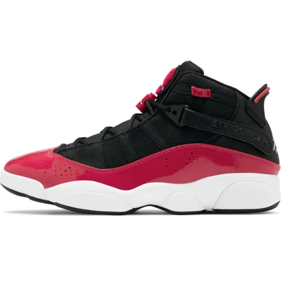 JORDAN 6 Rings Black Gym Red White