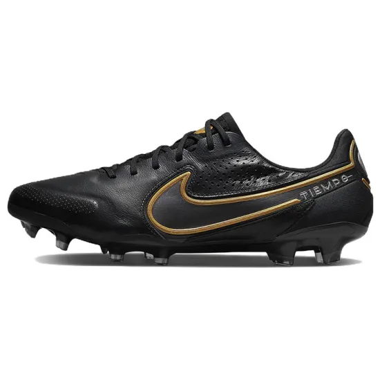 Nike Tiempo Legend 9 Elite FG Black Metallic Gold