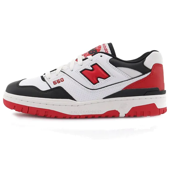 New Balance 550 White Red Black