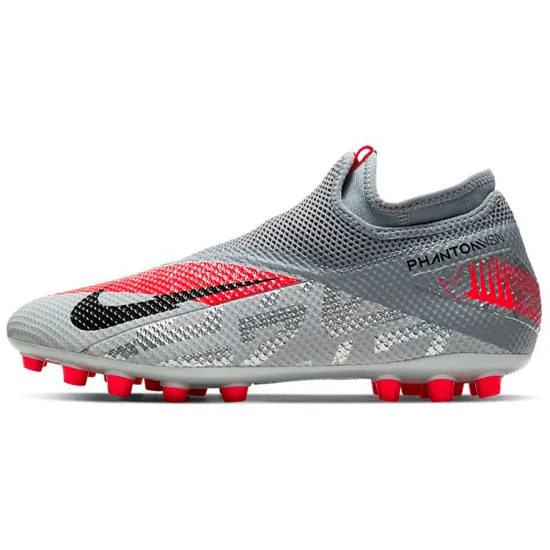 Nike Phantom VSN 2 Academy DF AG Artificial Grass 'Grey Red'