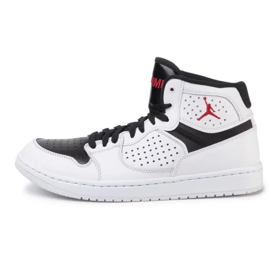Jordan Access White Black University Red