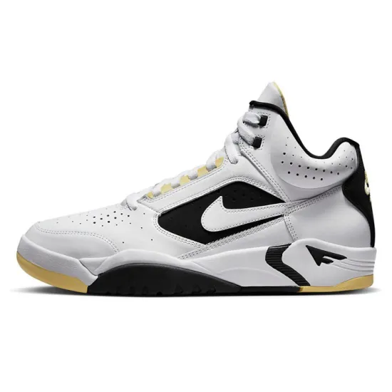 Nike Air Flight Lite Mid White Lemon Black White