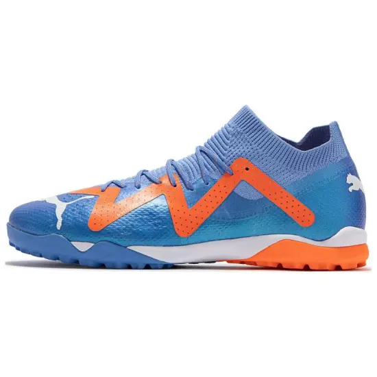 PUMA Future Ultimate Football Shoes Men Low-top Blue/Orange