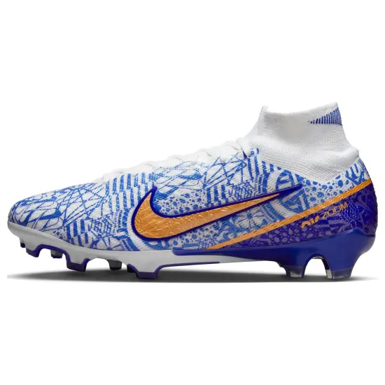 Nike Zoom Mercurial Superfly 9 Elite CR7 FG Azulejo