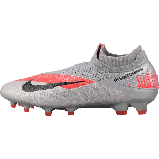 Nike Phantom Vision 2 Elite DF FG Metallic Grey Crimson