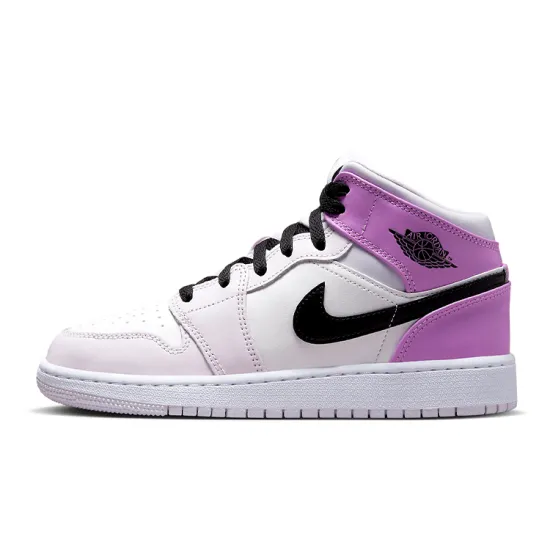 Jordan 1 Mid Barely Grape GS