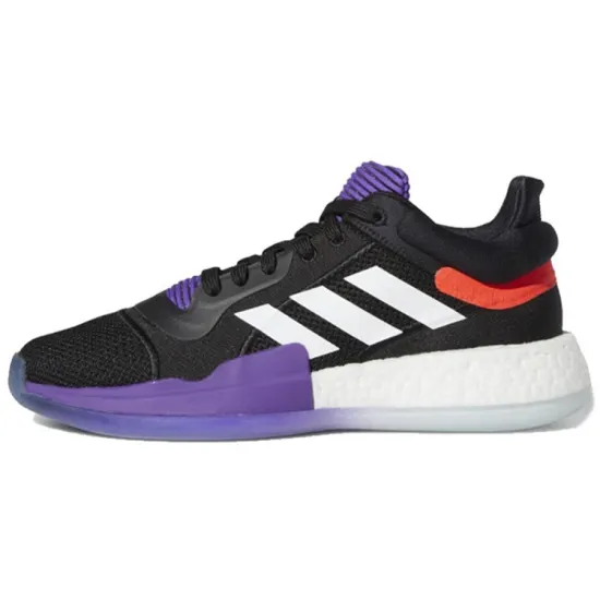Adidas Marquee Boost Low 'Core Black/Solar Red/Active Purple' Women's