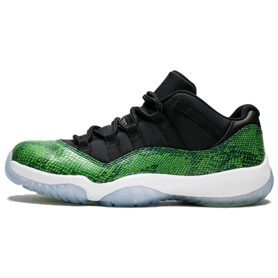 Jordan 11 Retro Low Green Snakeskin