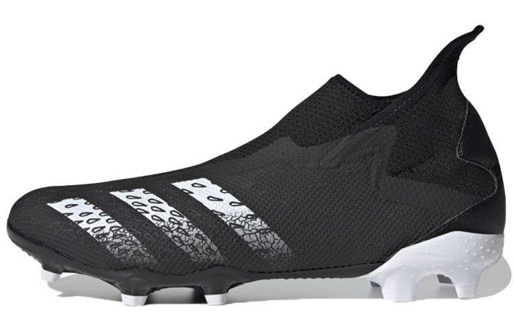 Adidas Predator Freak .3 Comfortable FG (Glue Spikes) Wear-Resistant Football Shoes Men's Black