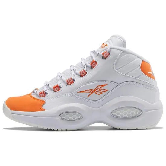 Reebok Question Mid Orange Toe