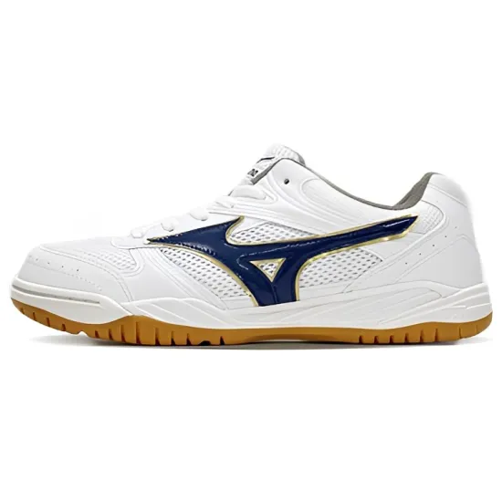 Mizuno Badminton Shoes Unisex Low Top White/Navy Blue