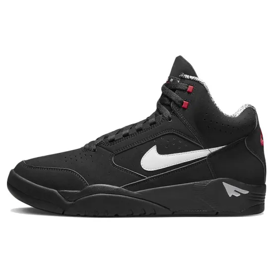 Nike Air Flight Lite II Mid Black White Varsity Red