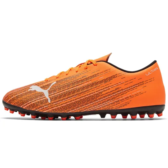 Puma Football Shoes Men Low-top Bright Orange Black