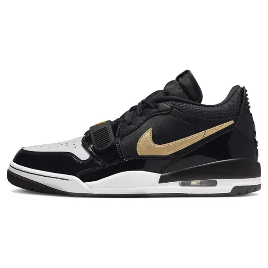 Jordan Legacy 312 Low Black Metallic Gold
