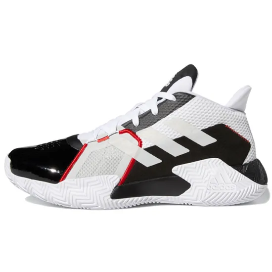 Adidas Court Vision 2 Vintage Basketball Shoes Men Low-top White/Black/Red