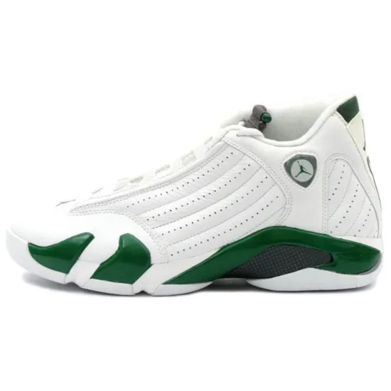 JORDAN 14 Retro White Forest Green