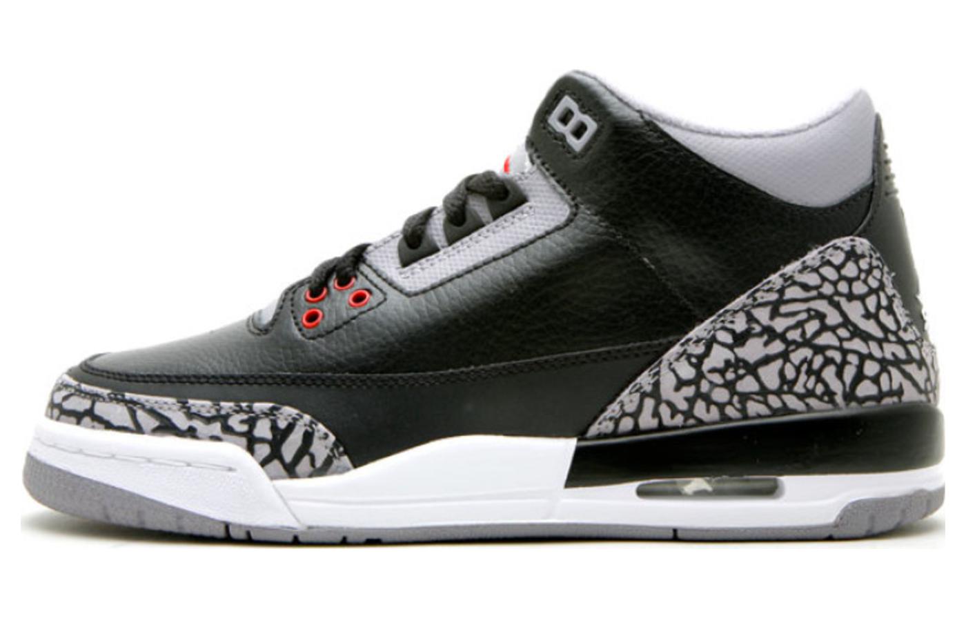 Jordan Air Jordan 3 Retro Black Cement CDP 2008 GS