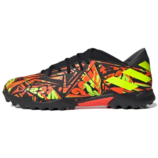 adidas Messi Football Shoes Men Low-top Black/Orange