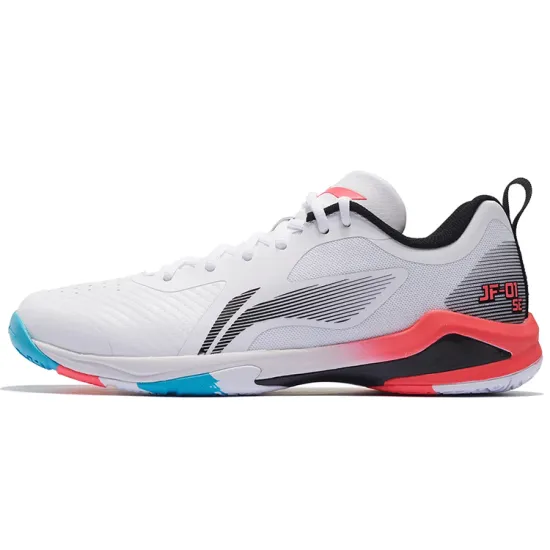 LiNing Sprint SE Cushioned Anti Slip And Wear Resistant Lightweight Low Top Badminton Shoes Unisex White Black