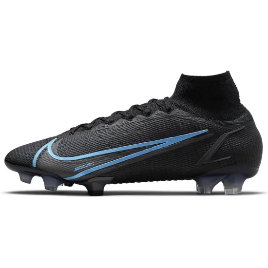 Nike Mercurial Superfly 8 Elite FG Black Light Blue