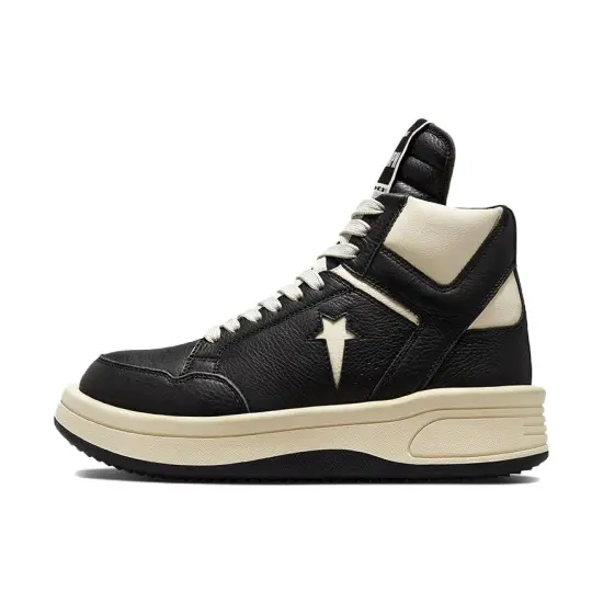 Converse TURBOWPN Mid Rick Owens DRKSHDW Black Cloud Cream