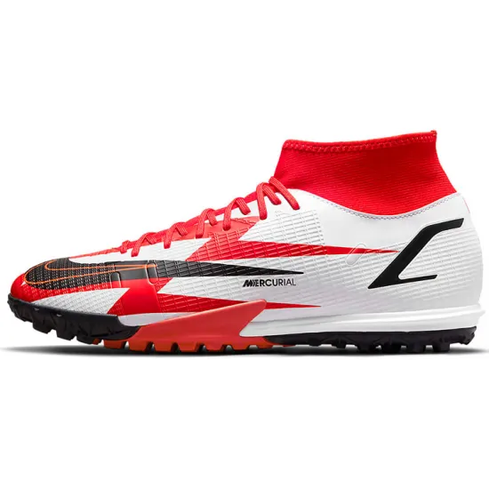 Nike Mercurial Superfly 8 Football Shoes Unisex Mid-top Black/white/red
