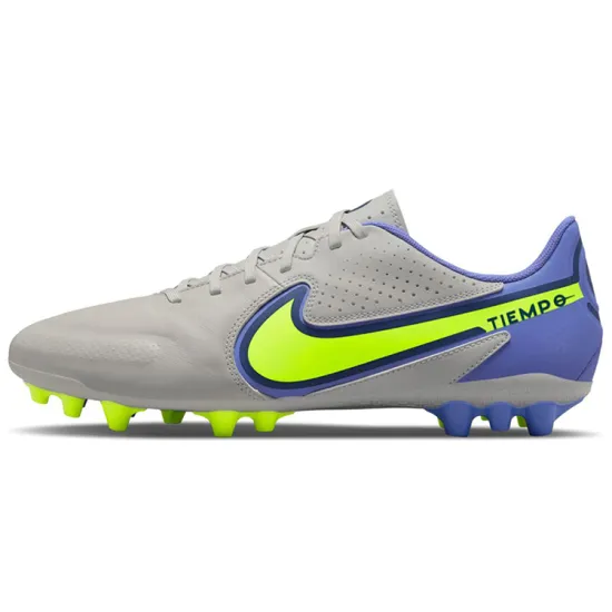 Nike Tiempo Legend 9 Football Shoes Men Low-top Grey/blue/yellow