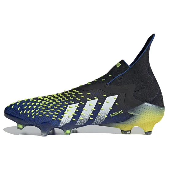 Adidas Predator Freak+ Football Shoes Men Mid-top Black/Blue/White