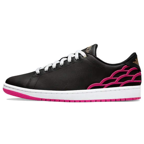 JORDAN 1 Centre Court Black Pink White Women's
