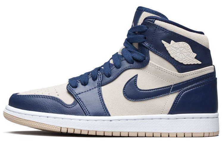 Jordan Air Jordan 1 Retro Premium Midnight Navy Light Cream