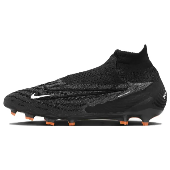 Nike Gripknit Phantom GX Elite Dynamic Fit FG Black Dark Smoke Grey Total Orange