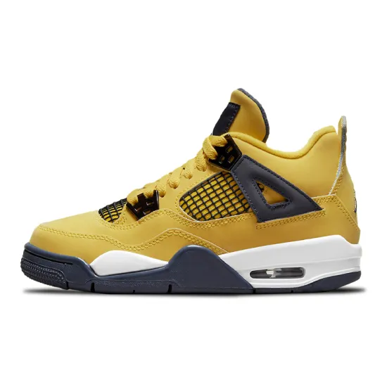 Jordan Kids Air Jordan 4 Retro 'Lightning 2021' Sneakers