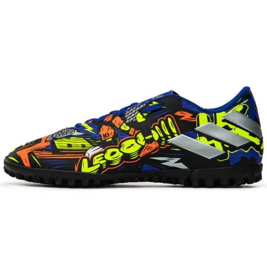 adidas Messi Football Shoes Men Low-top Blue/yellow/orange