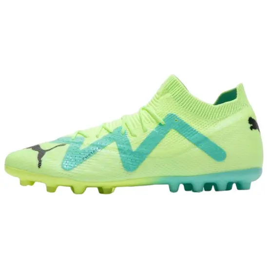 Puma Future Ultimate Football Shoes Men Mid-top Yellow/green