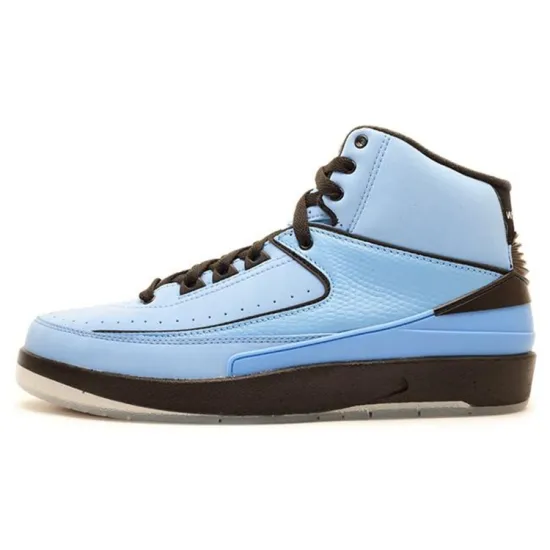 JORDAN 2 Retro Qf Univ. Blue Black 2010