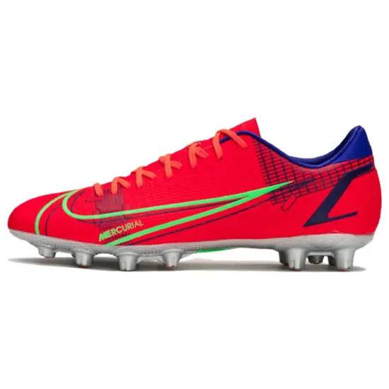 Nike Mecurial Vapor 14 Academy HG Hard Ground Cleats 'Bright Crimson Indigo Burst'