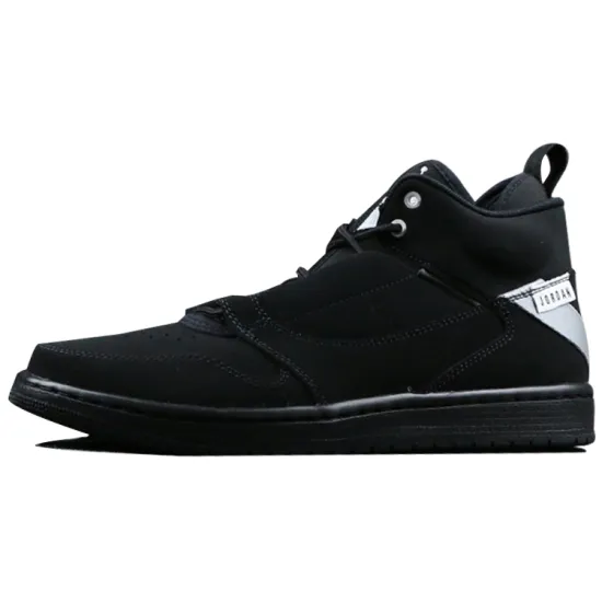 Jordan Fadeaway Vintage Basketball Shoes Men Mid-top Black
