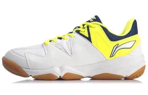 Li Ning Racetrack Encounter Badminton Shoes Men's Low Top White Blue