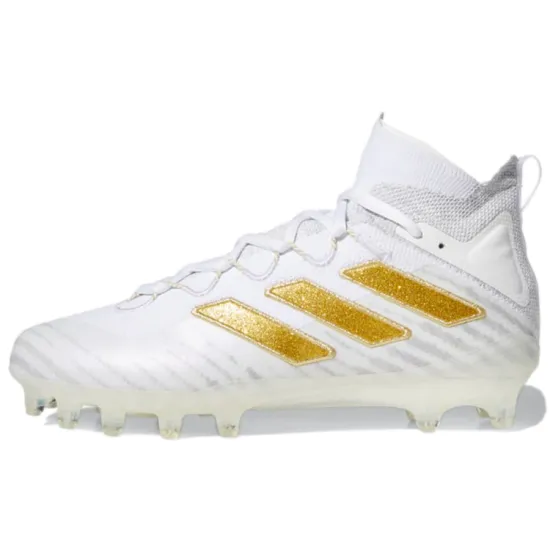 Adidas ULT Soccer Shoes Men Mid-Top White Gold