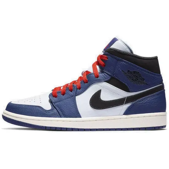 JORDAN 1 Mid Deep Royal Blue Black