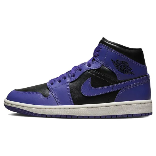 JORDAN 1 Mid Purple Black Women's