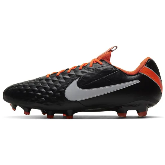 Nike Tiempo Legend 8 Elite FG Black Total Orange