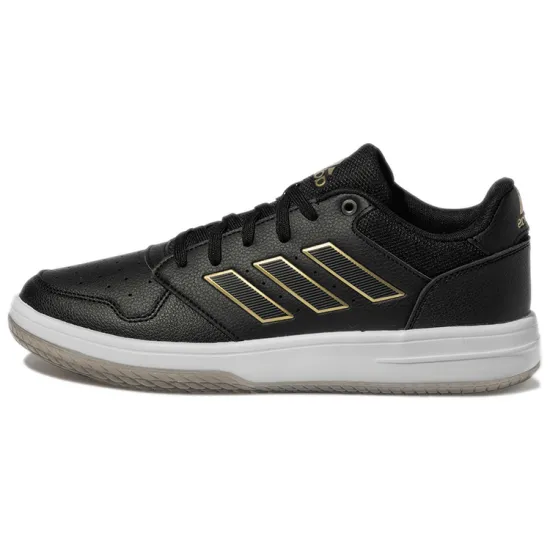 Adidas Gametalker Vintage Basketball Shoes Men Low-top Black/Gold