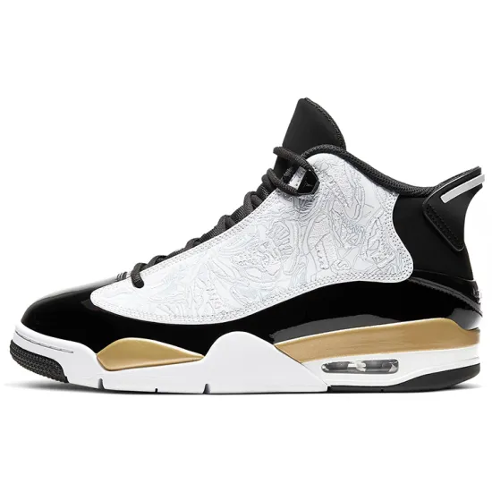Jordan Dub Zero Black Metallic Gold White