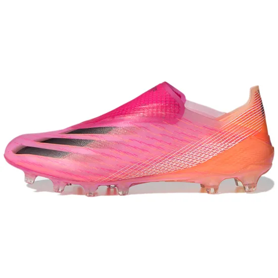 Adidas X GHOSTED Football Shoes Men Low-top Rose Pink/orange