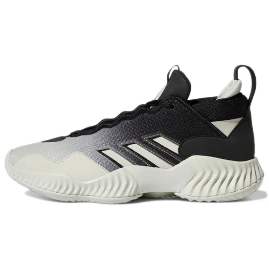 adidas Court Vision 3 Vintage Basketball Shoes Unisex Low-top Black/white