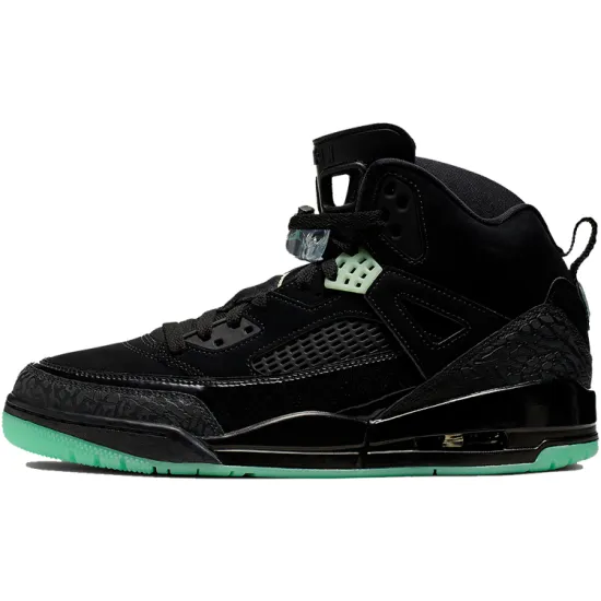 Jordan Spizike Black Green Glow