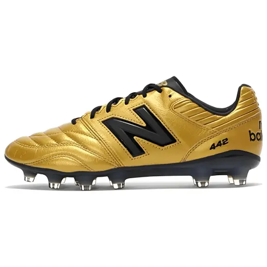 New Balance 442 V2 Pro HG Soccer Shoes 'Gold Black'