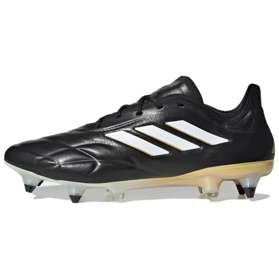 Adidas Copa Pure+ Football Shoes Men Low-top Black/White/Gold