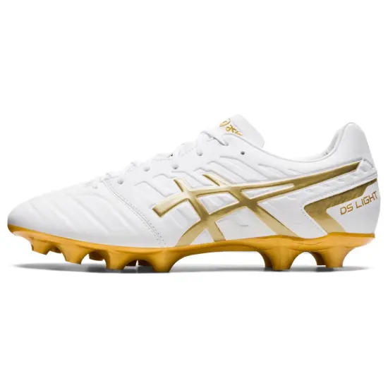 Asics DS Light Club 2E Wide 'White Rich Gold'